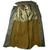 Open interior view of olive drab US Army field overcoat showing the removable brown wool liner