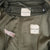 Inside collar and lining labels marked Regular Ex-Large on the US Army field overcoat