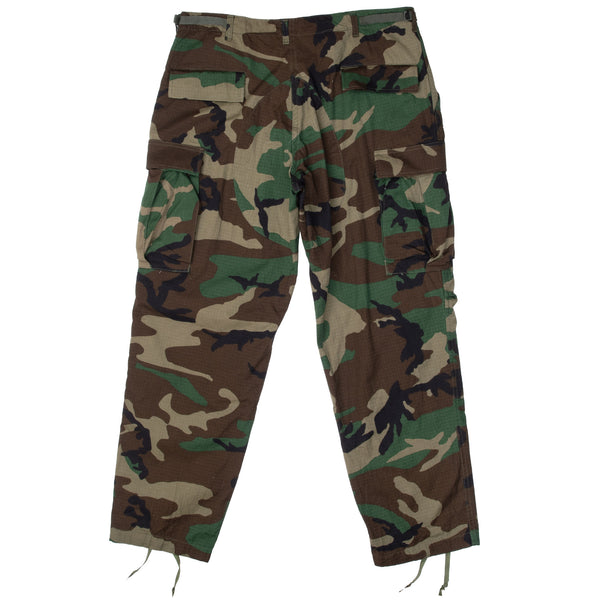 Vintage Us Army Rip Stop Woodland Camo Combat Trouser 1990 Size Large Regular Nos

DLA100-90-C-0315
