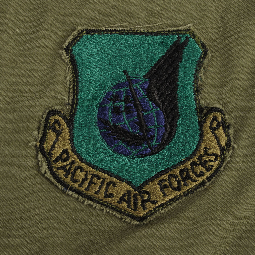 VINTAGE USAF AIR FORCE PATCHED M65 FIELD JACKET 1979 SIZE MEDIUM REGUL ...