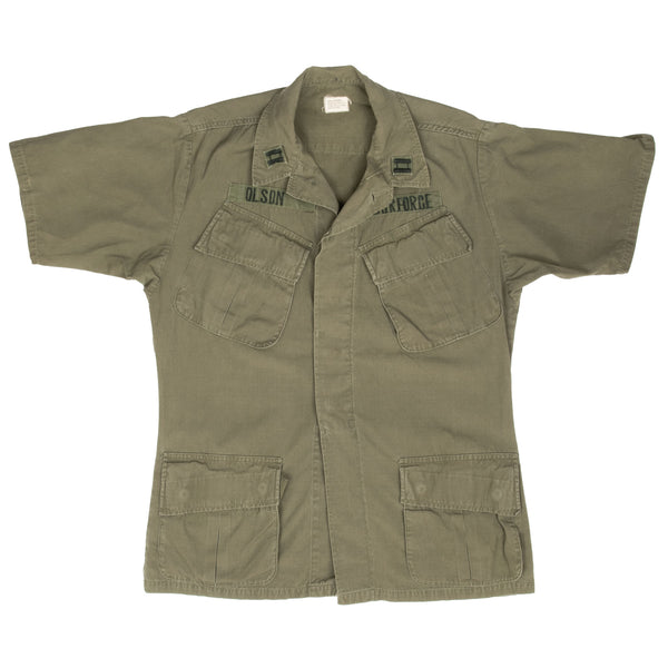 Vintage Usaf Air Force Combat Jacket Patched Rip Stop 1968 Vietnam War Size Small Regular

DSA 100-68-C-2077