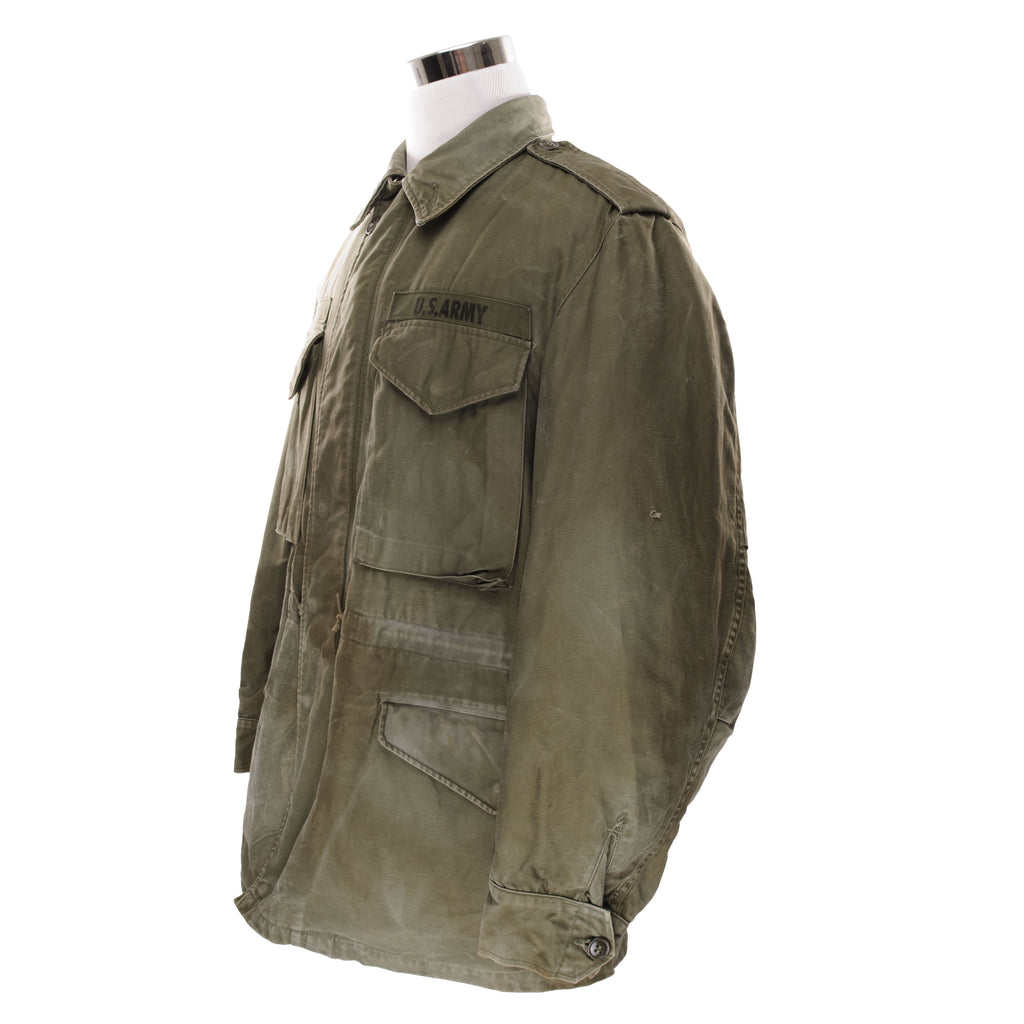 VINTAGE US ARMY M51 FIELD JACKET W PATCH 1961 VIETNAM WAR