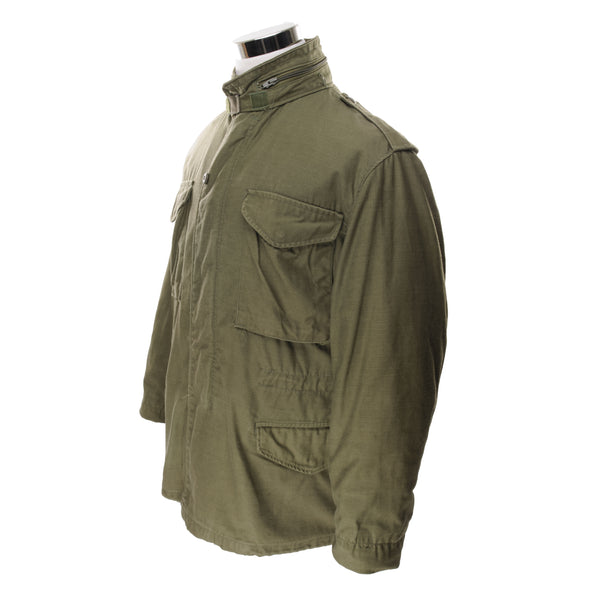 Vintage Us Army M65 Field Jacket 1984 Size Medium Regular DLA 100-84-C-0379 STOCK NO. 8415-00-782-2939