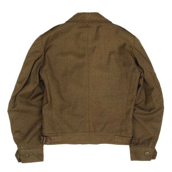 Vintage US Army Field Airborne WW2 1940S Jacket With Asiatic Pacific Camp'n Medal, Ww2 Victory, Army Of Occupation Medal, Marksman Second Class Gunner Rifle, Field Artillery, Us Enlisted, Tech 4Th Grade, Us Korean Military Assistance Group