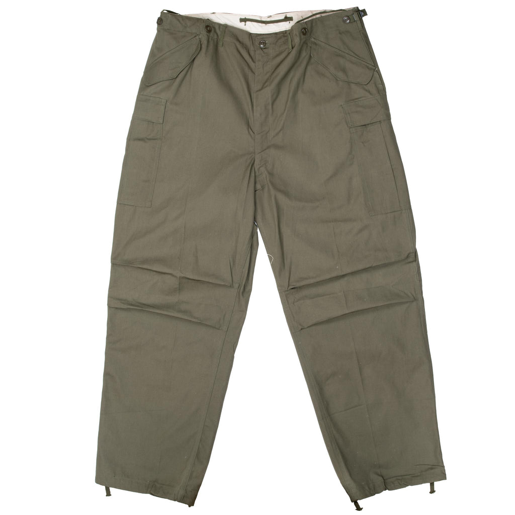 Vintage US Army M51 Cotton OG 107 Field Trousers Pants 1951 Korean War Size XL Long W44 L33 Nos Deadstock

WYNN ENTERPRISES, INC.

6 DEC. 1951,QM-22216-0I-6555

SPEC. No. MIL-T-2060A

PATT. DATE: 20 NOV. 1951