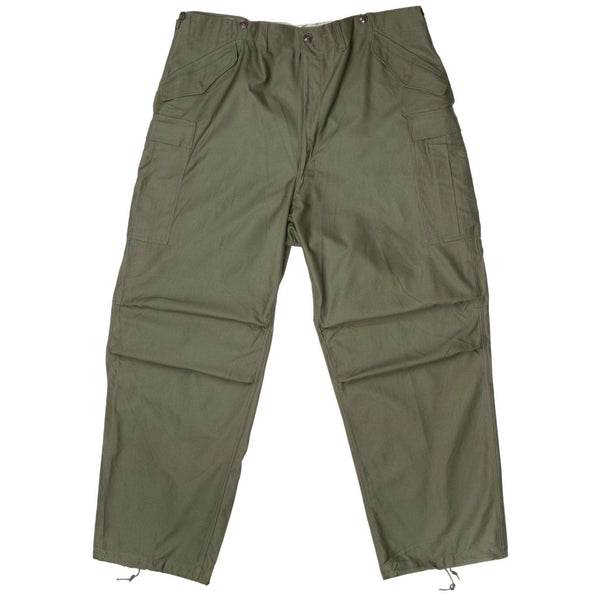Vintage US Army M51 Cotton OG 107 Field Trousers Pants 1953 Korean War Size XL Long W42 L33 Nos Deadstock

T.S LANKFORD &amp; SONS


24 APR 1953 TAP 1371

SPEC NO MIL-T-20608

PATT. DATE 11 DEC. 1952