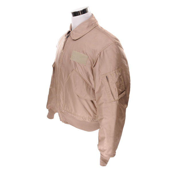 Vintage US Air Force CWU 45/P 45P Desert Tan Winter Flight Jacket 2005 Size Medium  The military Flight Jacket CWU-45P is still currently used, it was made for colder weather and is fire resistant.  8415-01-491-6127  MIL-J-83388E  SP0100-05-D-4010