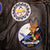 Vintage Us Navy G1 Uss Franklin D Roosevelt Patched 1961 Leather Jacket With USN Stamp, Incredible Condition Fur Size 40  MIL -J-7823 B  CONTRACT NO. OM (CTM) 10276-C-61  Patch: USS Franklin D. Roosevelt, B.K. Llyd Capt, Bullion Composite Squadron Eight, Service Test, Phantom Phlyer.