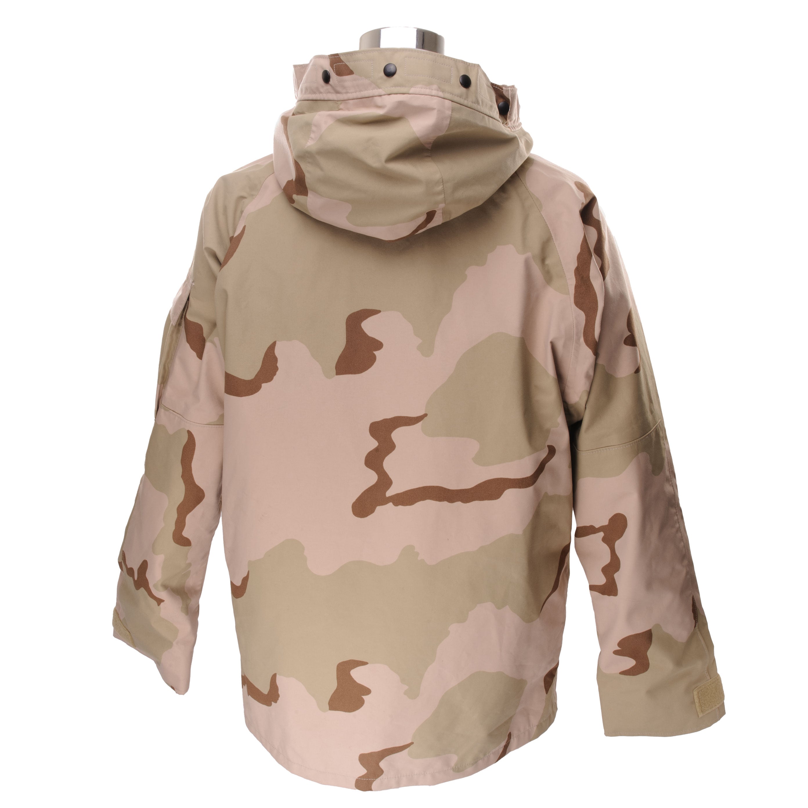 VINTAGE US ARMY ECWCS PARKA DESERT GORETEX CAMO 2000 MEDIUM REGULAR DE ...