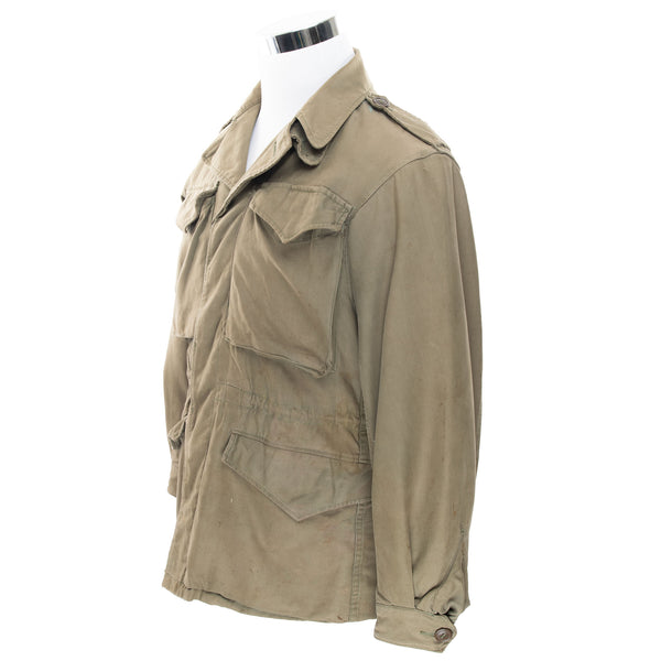 VINTAGE US ARMY M-1943 M43 FIELD JACKET 1940S WW2 SIZE 32R