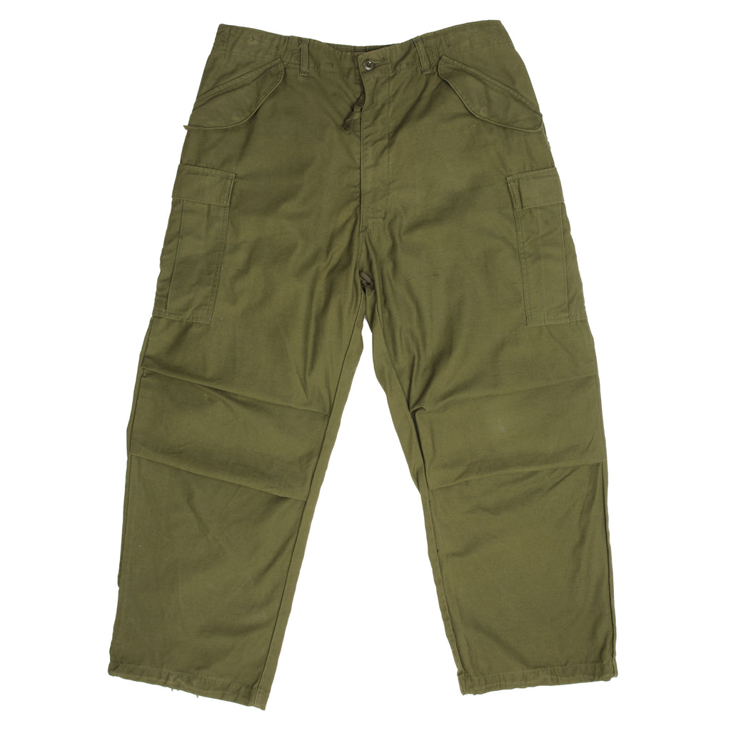 70s US ARMY M-65 Field Pants オリーブ Medium-Short 米軍実物