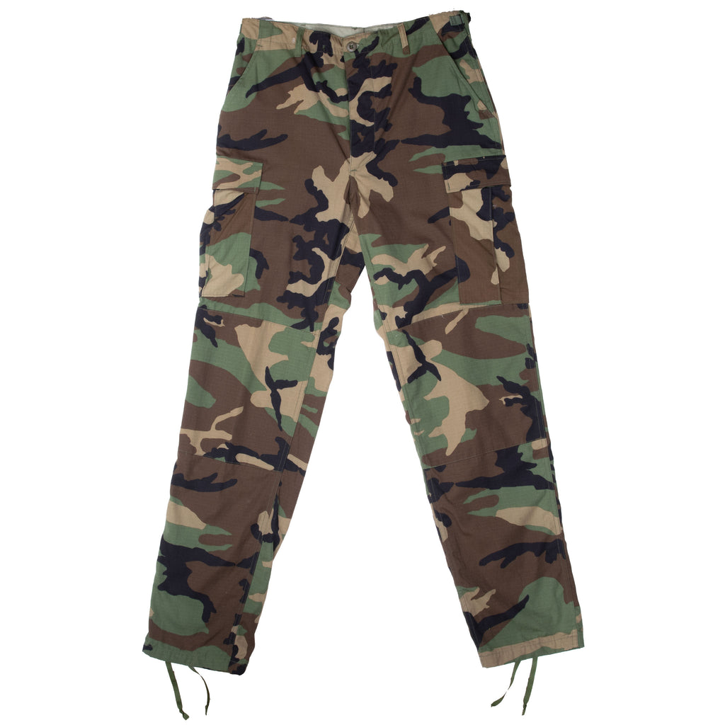 Vintage Us Army Ripstop Woodland Camo Combat Trouser 2000 Size Medium Xlong

SP0100-00-D-0307