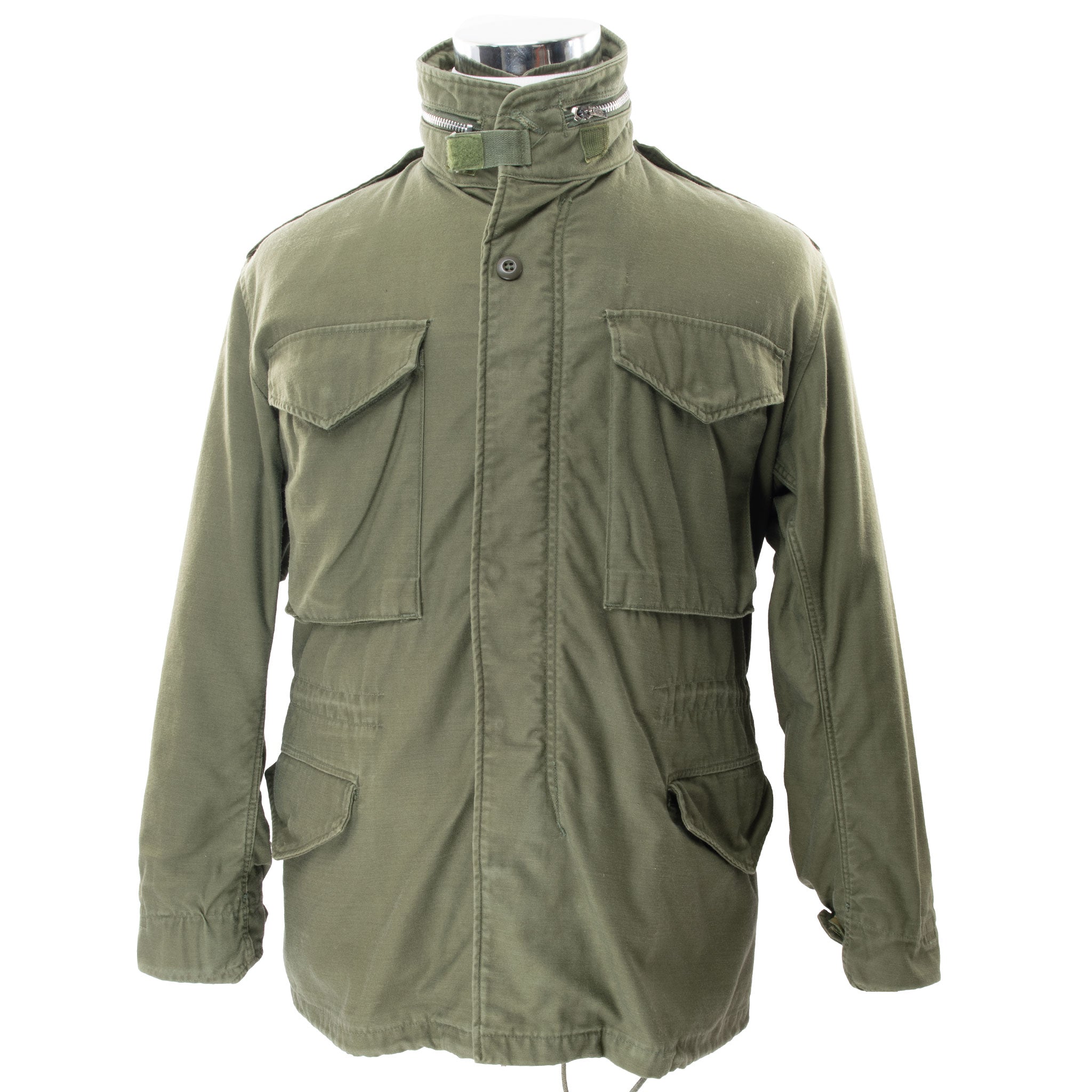VINTAGE US ARMY M65 M-1965 FIELD JACKET 1969 VIETNAM WAR SIZE 