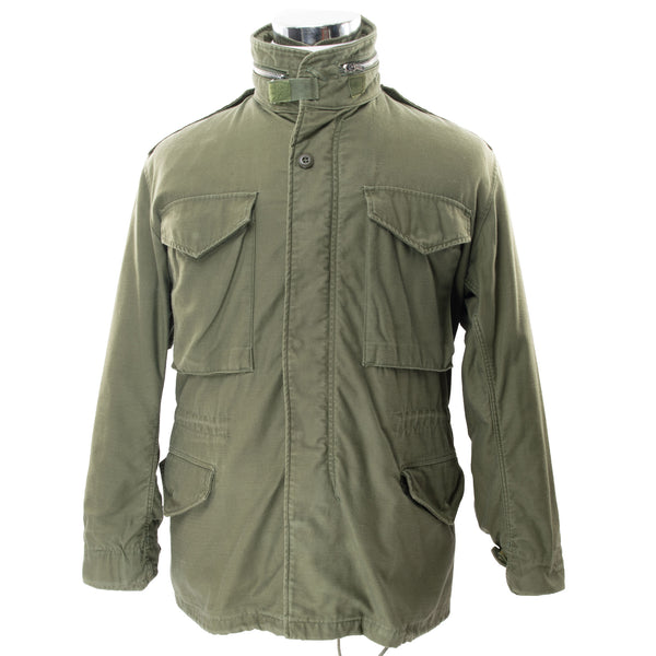 Vintage Us Army M65 M-1965 Field Jacket 1969 Vietnam War Size Small Short So Sew Style

Stock No.: 8415-00-782-2935

DSA100-69-C-0818