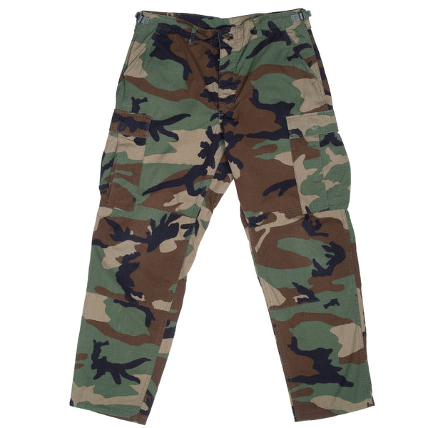 Vintage Us Army Woodland Camo Hot Weather Rip Stop Combat Trousers Pants 1995 Size Medium Regular

SPO100-95-D-0361