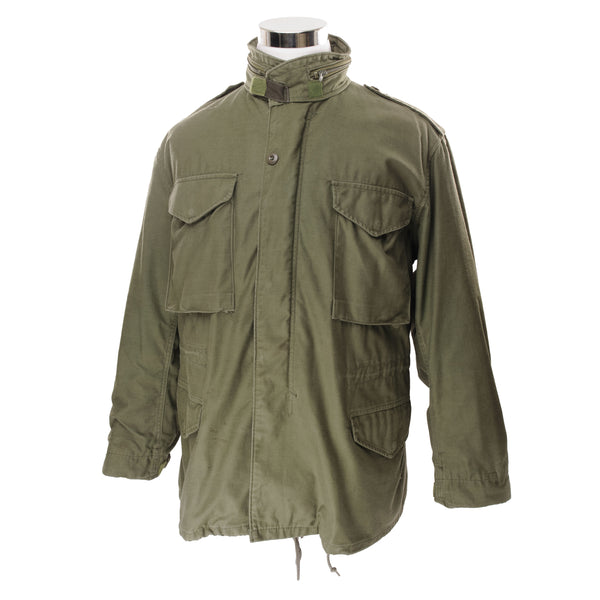 Vintage Us Army M-1965 M65 1984 Field Jacket Size Medium Regular  DLA100-84-C-0292  STOCK NO. 8415-00-782 2934