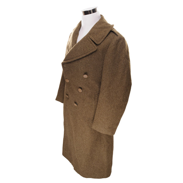 Vintage Us Army M-1939 Overcoat Wool Coat 1942 Ww2 Size 36R