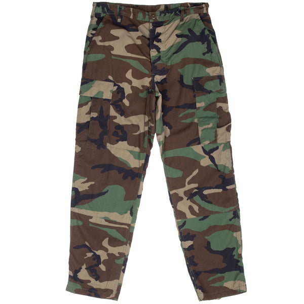Vintage Us Army Rip Stop Woodland Camo Combat Trouser 2000 Size Medium Regular

SP0100-00-D-0306