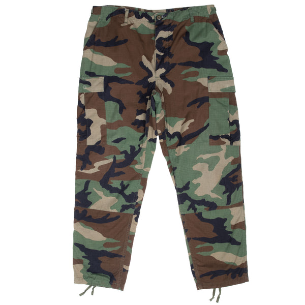 Vintage Us Army Rip Stop Woodland Camo Combat Trouser 2000 Size Large Regular

SP0100-00-D-0307