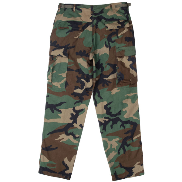 Vintage Us Army Rip Stop Woodland Camo Combat Trouser 1985 Size Medium Regular Deadstock Nos

DLA100-85-C-0387