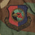 Vintage USAF US Air Force M-1965 M65 Woodland Camouflage Pattern Patched Field Jacket 1999 Size Large Regular STOCK NO. 8415-01-099-7838 SP0100-99-D-0303 USAF, Flying Jayhawks, Air Mobility Command Patch
