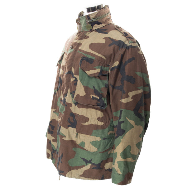 Vintage Us Army M65 Woodland Camo Field Jacket 1985 Size Medium Regular

DLA100-85-C-0560