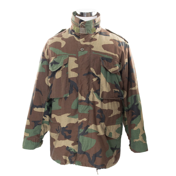 Vintage Us Army M65 Woodland Camo Field Jacket 1985 Size Medium Regular

DLA100-85-C-0560