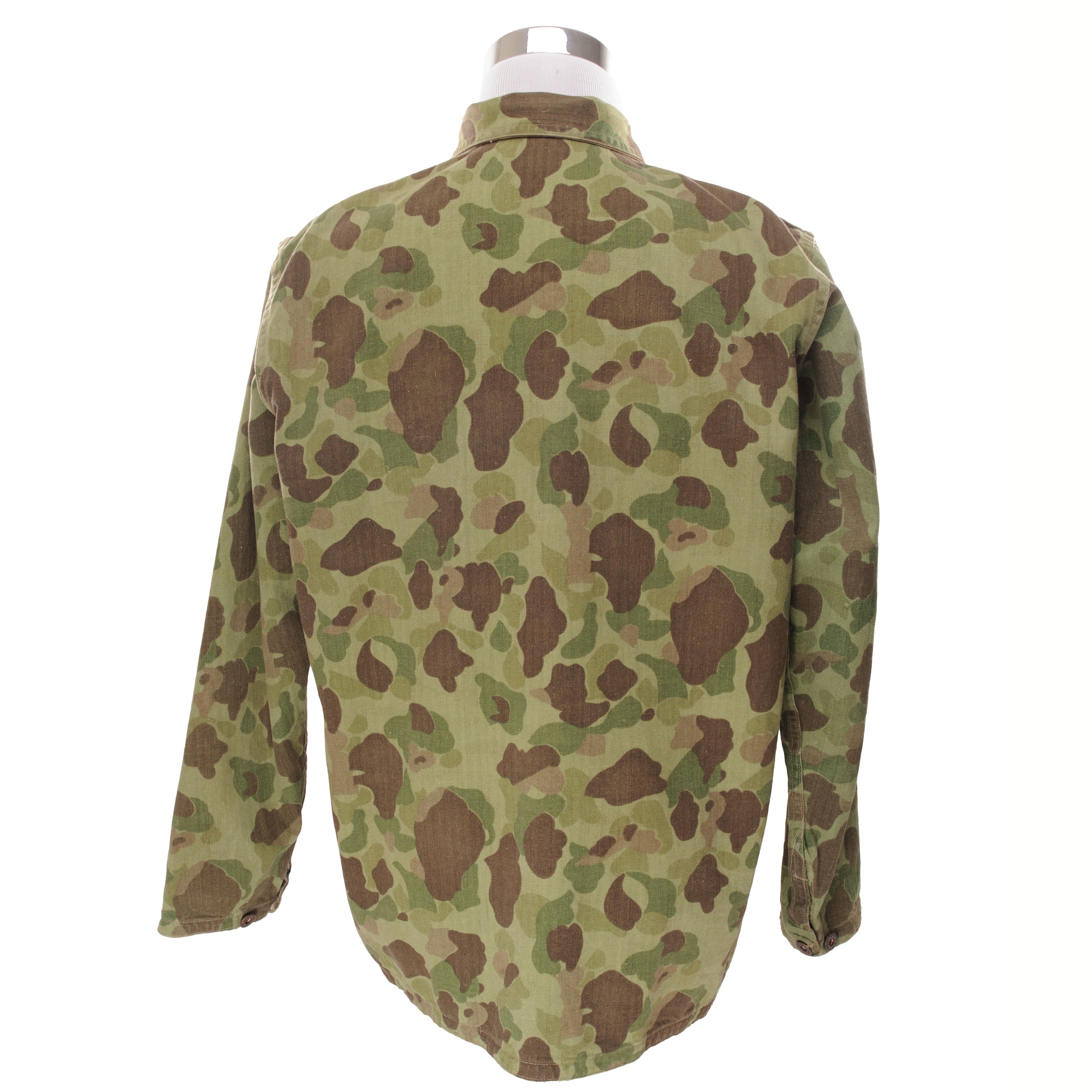 Vtg 40's WW2 USMC P44 Frogskin Camo Reversible Field Jacket