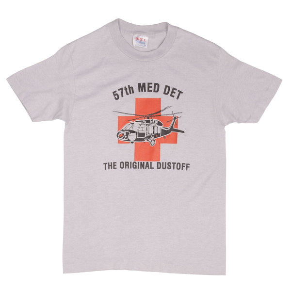 Vintage 57Th Medical Detachment The Original Dustoff Tee Shirt 1980S Size Small Made Usa