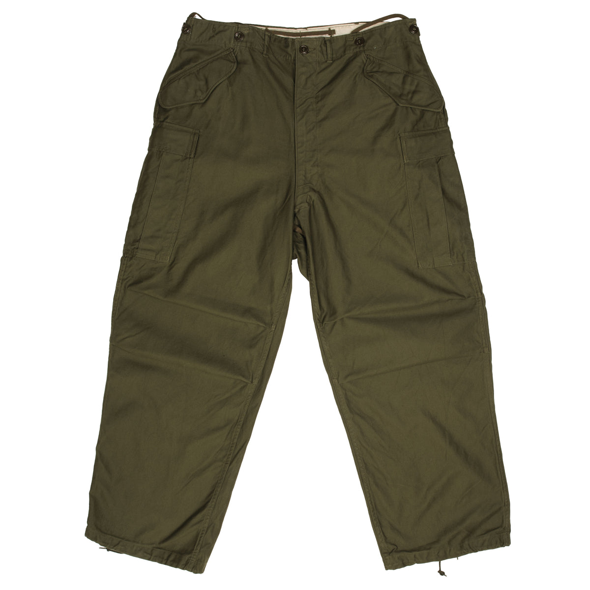 VINTAGE US ARMY FIELD TROUSERS PANTS M51 1957 VIETNAM WAR LARGE