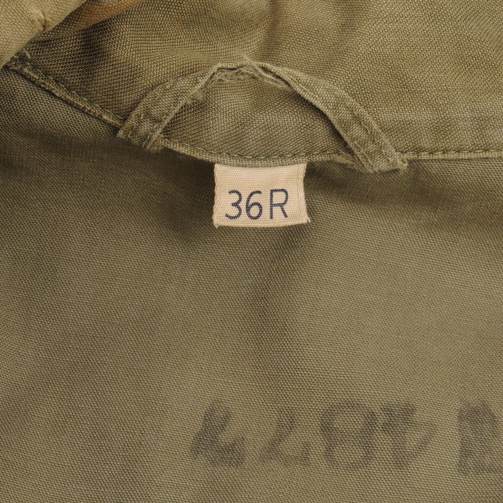 VINTAGE US ARMY M-1943 M43 FIELD JACKET WITH HOOD 1940S WW2 SIZE 36R ...