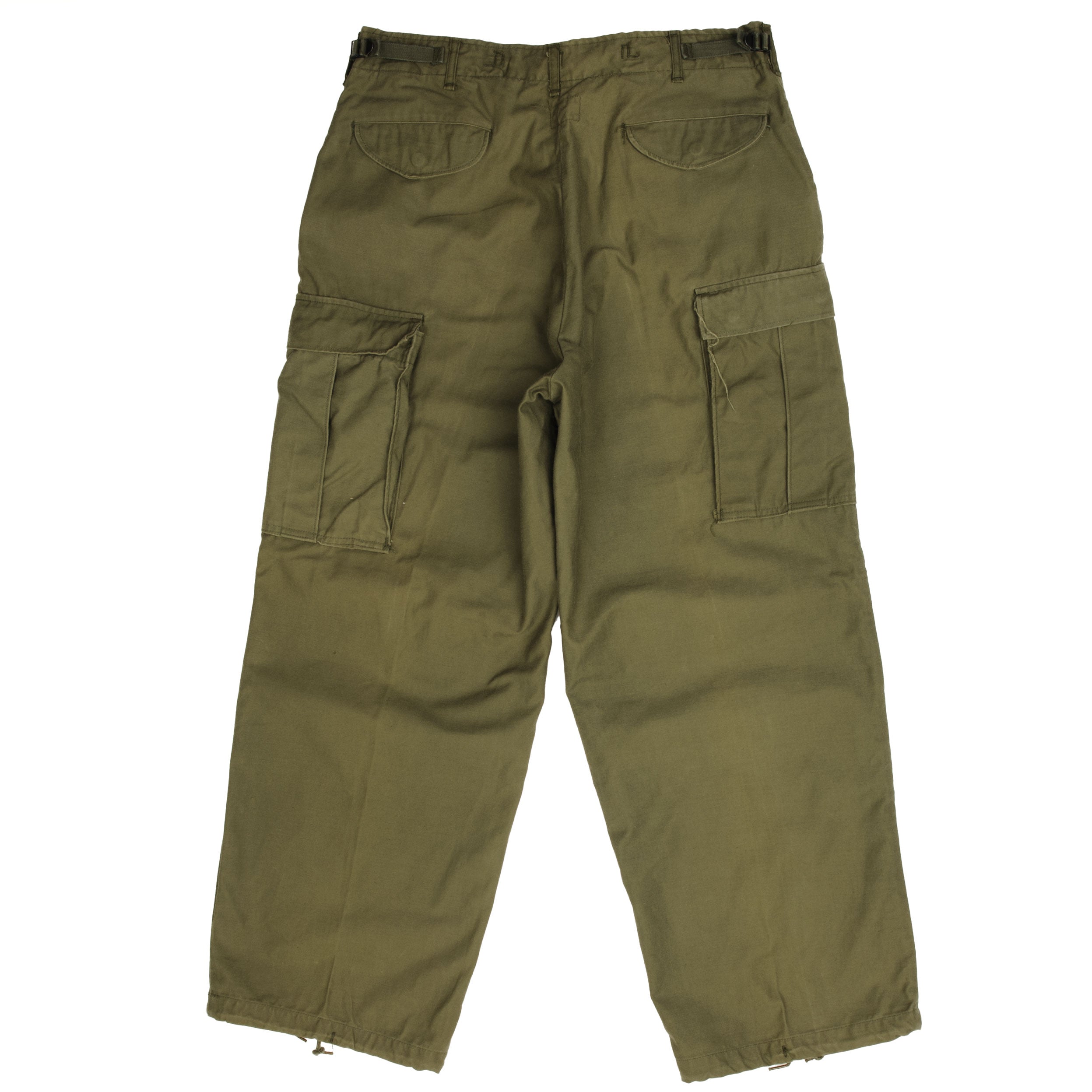 VINTAGE US ARMY M65 FIELD PANTS SATEEN 1976 VIETNAM WAR SIZE