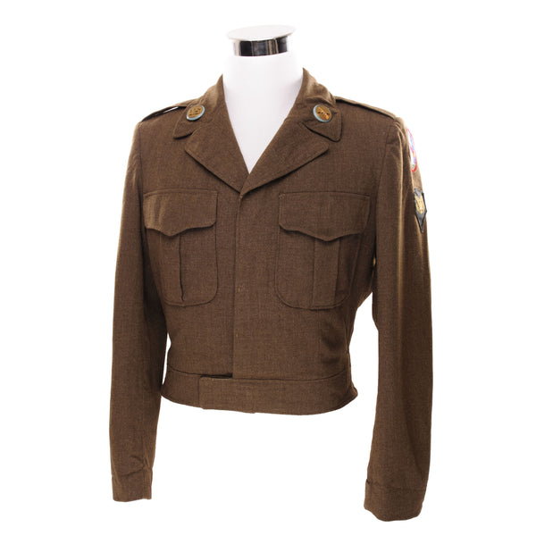 VINTAGE US ARMY OFFICER DRESS IKE JACKET 1953 KOREAN WAR SIZE 38L