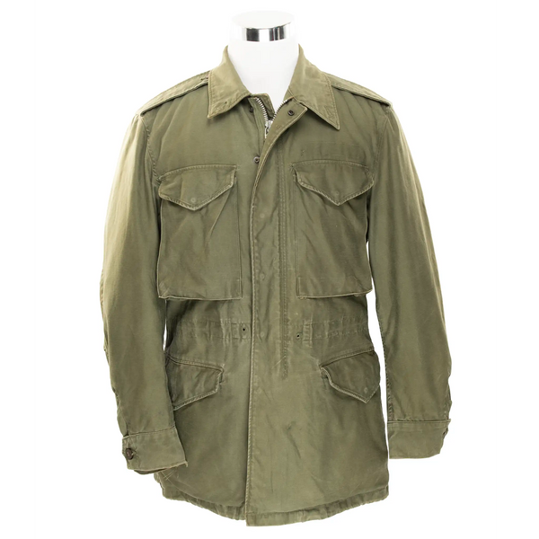 VINTAGE US ARMY M-1951 M51 FIELD JACKET 1956 VIETNAM WAR SIZE SMALL REGULAR