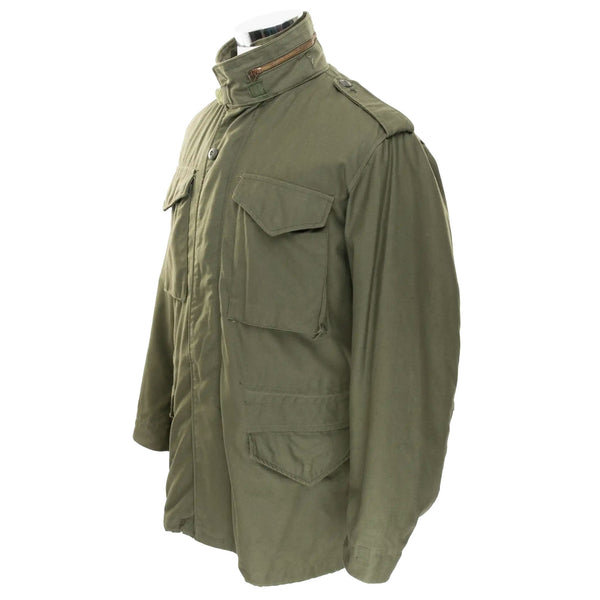 VINTAGE US ARMY M1965 M65 FIELD JACKET 1972 VIETNAM WAR SIZE SMALL LONG NOS