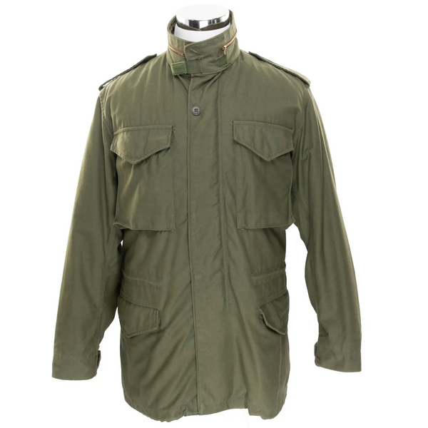 VINTAGE US ARMY M1965 M65 FIELD JACKET 1972 VIETNAM WAR SIZE SMALL LONG NOS
