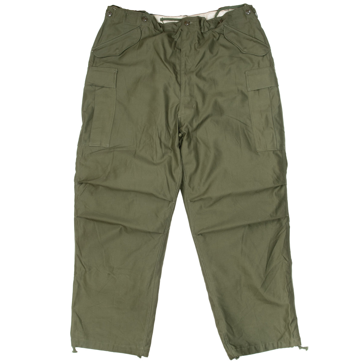 パンツ DEADSTOCK US ARMY M-51 OVER PANTS VINTAGE US ARMY FIELD TROUSERS PANTS W LINER M51 1955 XL LONG NOS