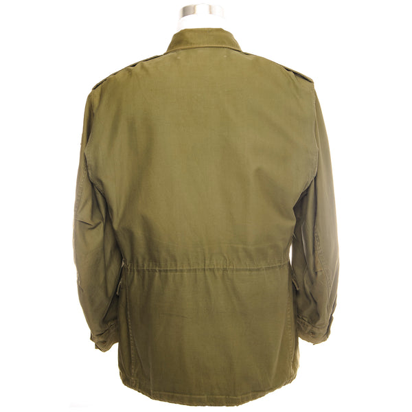 VINTAGE US ARMY M-1951 M51 FIELD JACKET 1960'S 27TH ARMORED DIVISION PATCH SIZE MEDIUM REGULAR