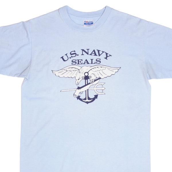 Vintage USN US Navy Seals Tee Shirt 1990S Size Large Made In USAVintage USN US Navy Seals Tee Shirt 1990S Size Large Made In USA