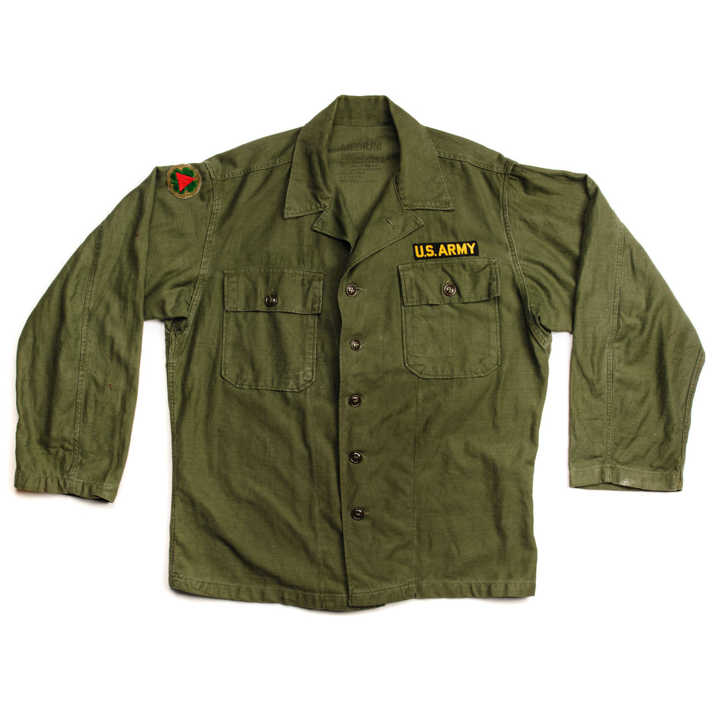 ヴィンテージ 米軍 ユーティリティ ジャケット 1952 XIII 軍団 パッチ サイズ ミディアム