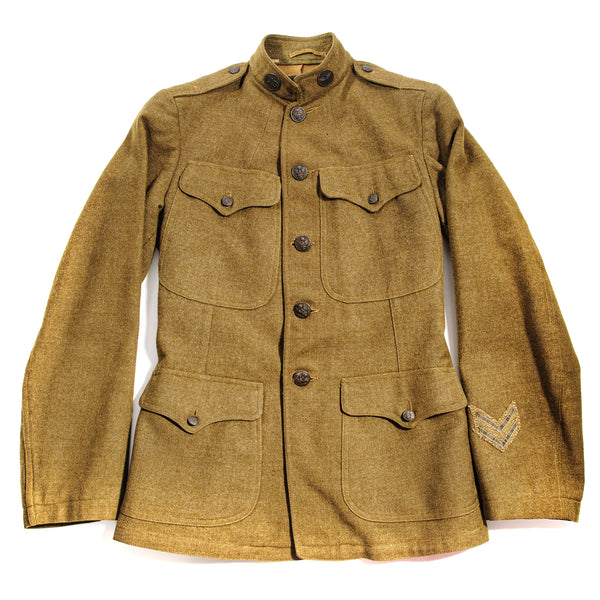 VINTAGE USAAS US ARMY AIR SERVICE JACKET 1910'S WW1 CORPORAL PATCH