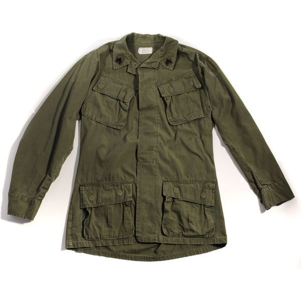 米軍 トロピカル コンバット ジャケット 5TH パターン 1970 ベトナム戦争 軍曹 パッチ サイズ S ロング