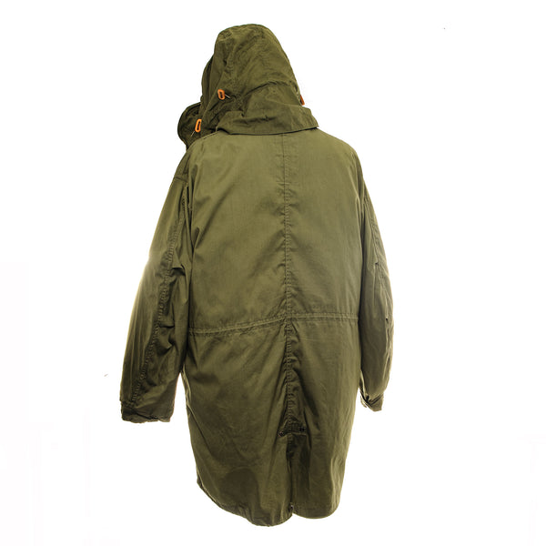 US ARMY FISHTAIL PARKA COMPLETE 1983 SIZE LARGE W LINER