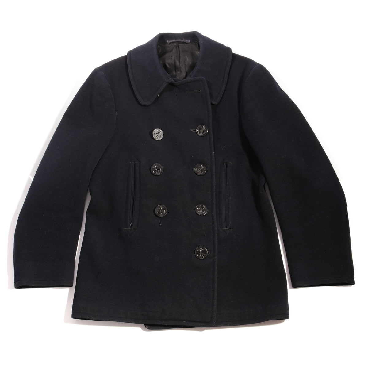 ン 大人気 新品 ノ Clothing Naval Peacoat Navy US Factory Rare – WW2 Stenciled ジャケット・アウター