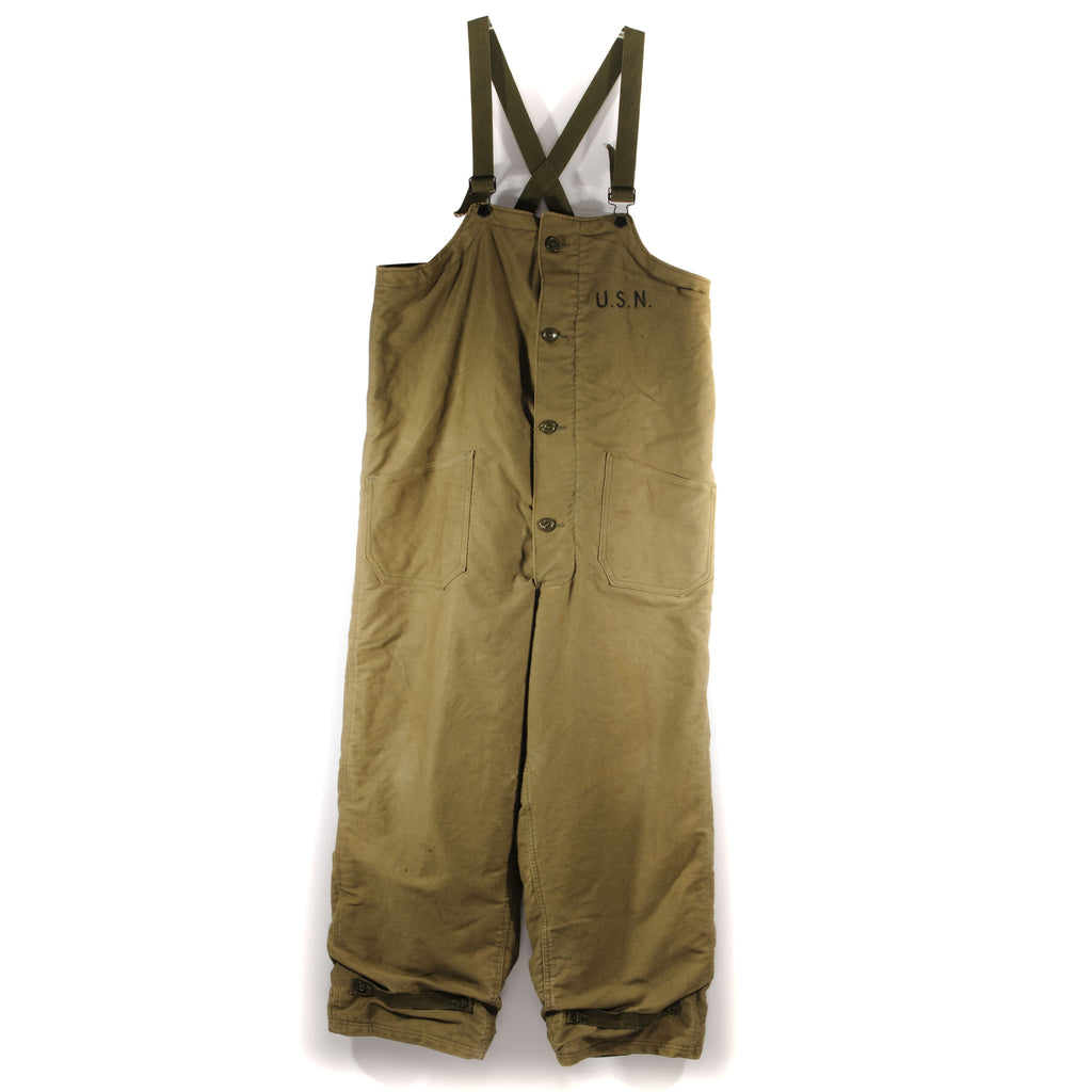 USN US Navy Overalls | Overalls 40's WW2 Size Large W42 L30 USN US Navy Overalls | Overalls 40's WW2 Size Large W42 L30