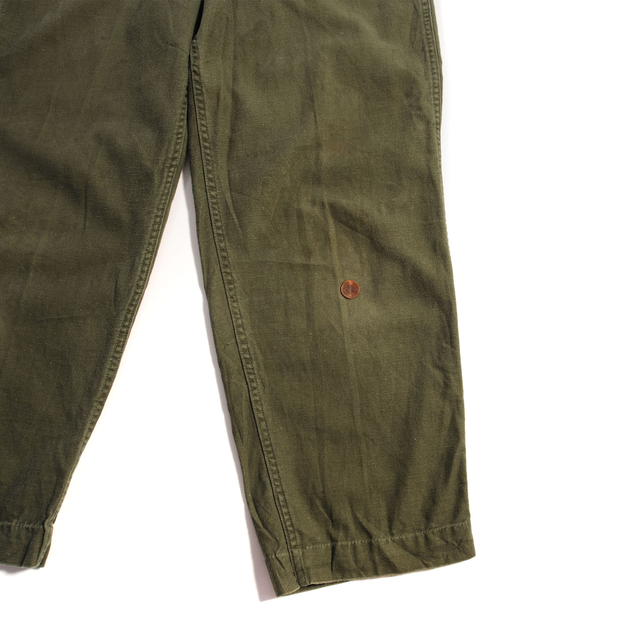 VINTAGE US ARMY UTILITY OG-107 SATEEN PANTS 1976 SIZE 29X26