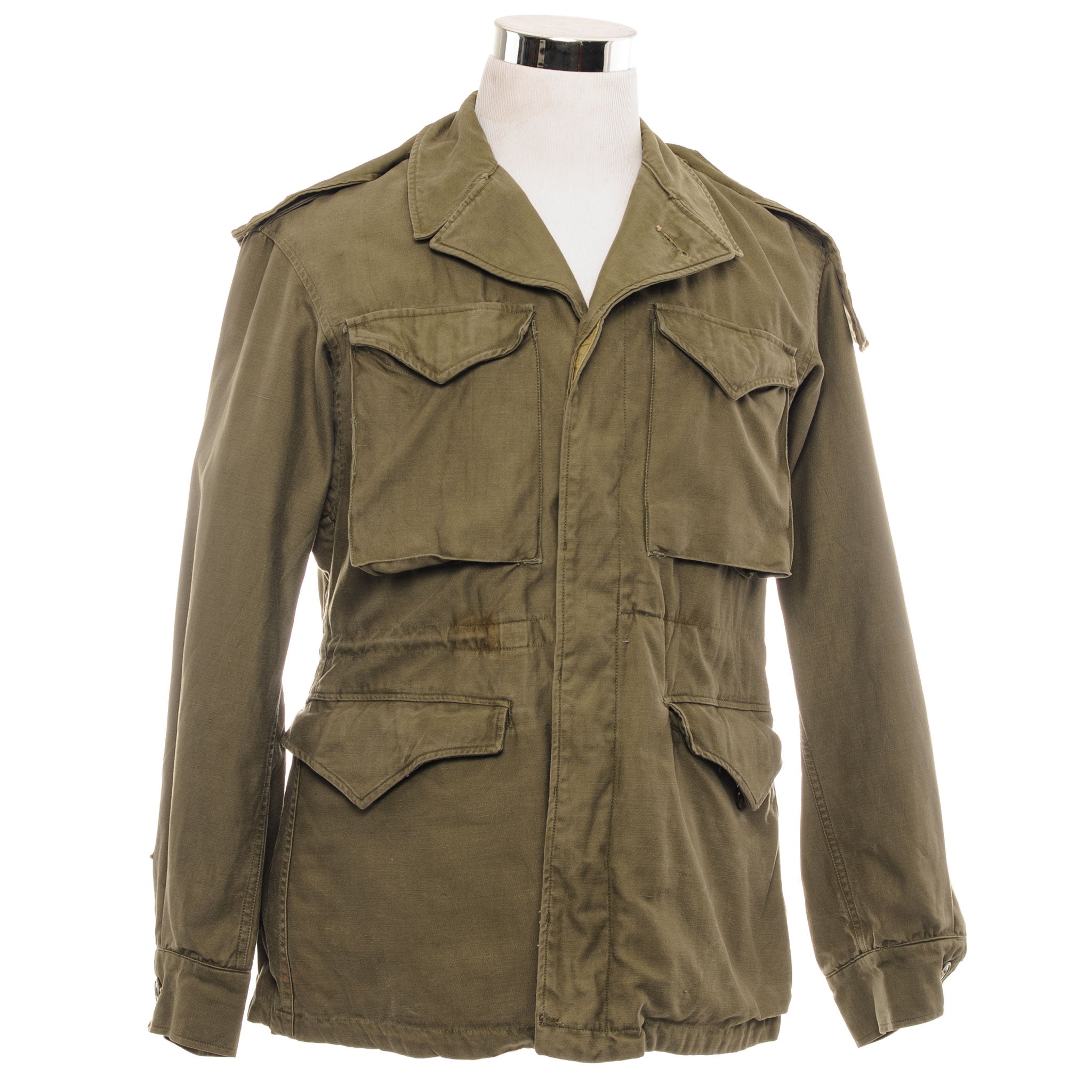 US Army M-1943 Field Jacket With Hood 1944 WW2 Size Small