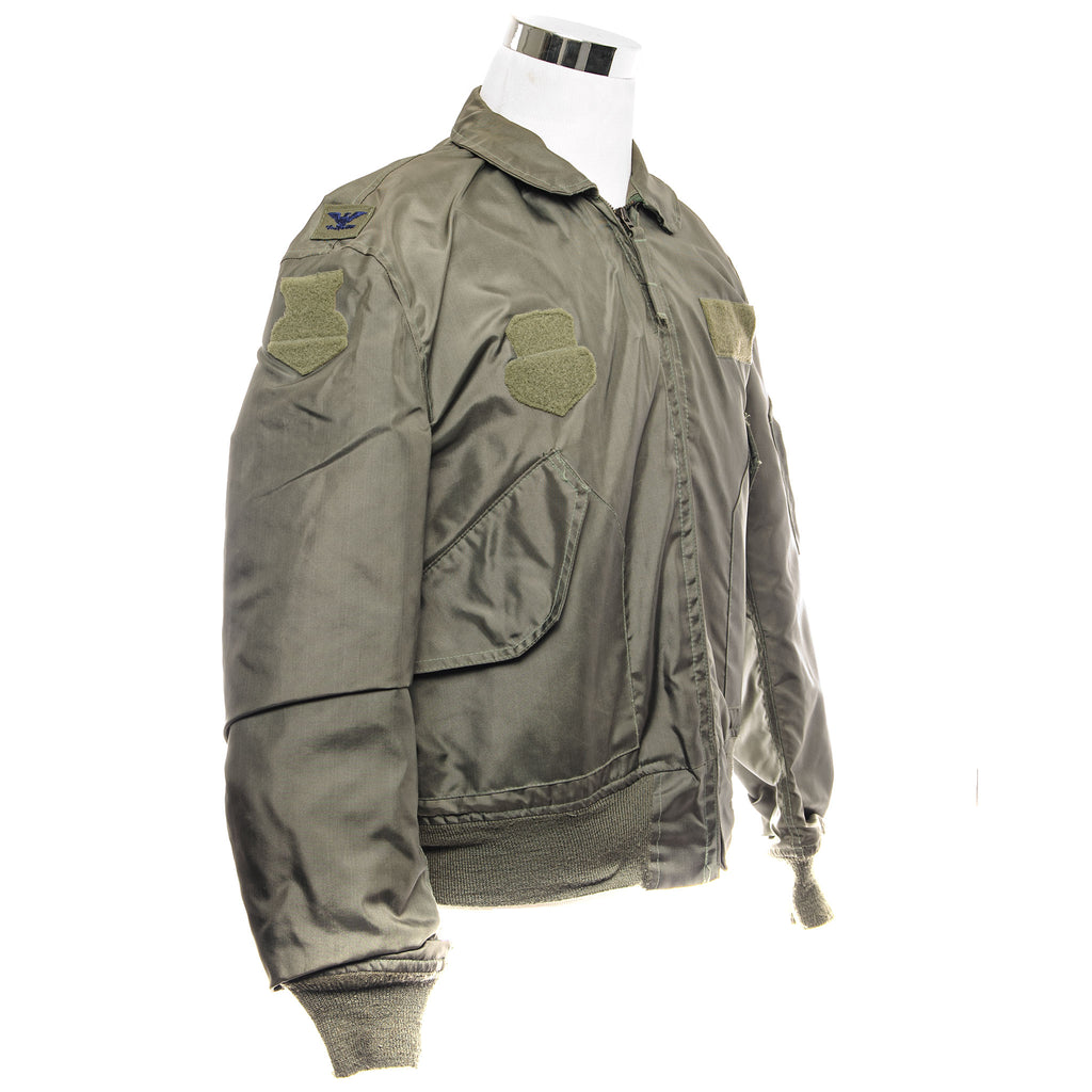 Vintage USAF US Air Force Flight Jacket CWU 36/P 36P Summer 1993 Colonel Patch Size Large 42-44.