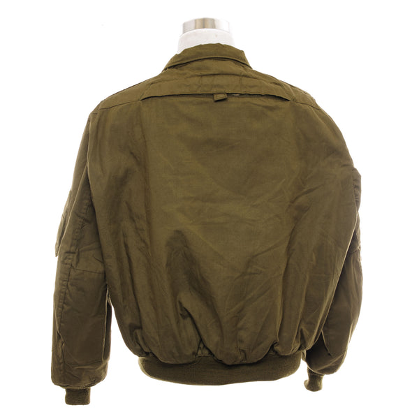 US ARMY COLD WEATHER JACKET HIGH TEMPERATURE RESISTANT 1980 CAPTAIN PATCHES SIZE XL REGULAR