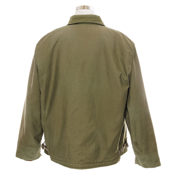 ヴィンテージ USN 米海軍 A-2 A2 デッキジャケット 寒冷地用 1980年代 サイズ XXL 2XL